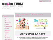Tablet Screenshot of innovativetwistexpress.com